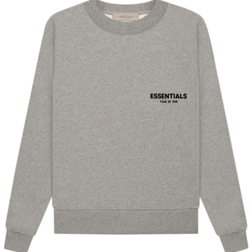 New Fear of God Essentials Crewneck 'Dark Oatmeal'